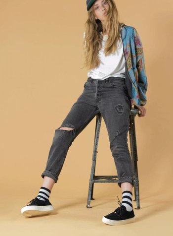 CLEAR WEATHER'S SANTORA IN BLACK BEAD - WOMEN