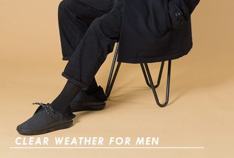 clear weather brand sneakers