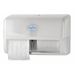 Pearl-Line Coreless Duo Toiletrol Dispenser (Pearl White)