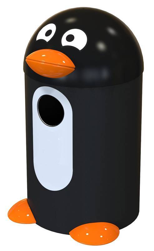 Reclame tafereel Leggen Afvalbak Penguin 55ltr - Cleanioshop