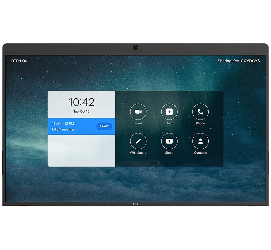 ON 55 inch Zoom Rooms touchscreen