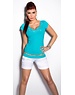 IN-STYLE FASHION TURQUOISE SHIRTJE