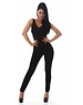 VOYELLES ZWARTE JUMPSUIT