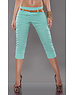 IN-STYLE FASHION MINTGROENE CAPRI BROEK