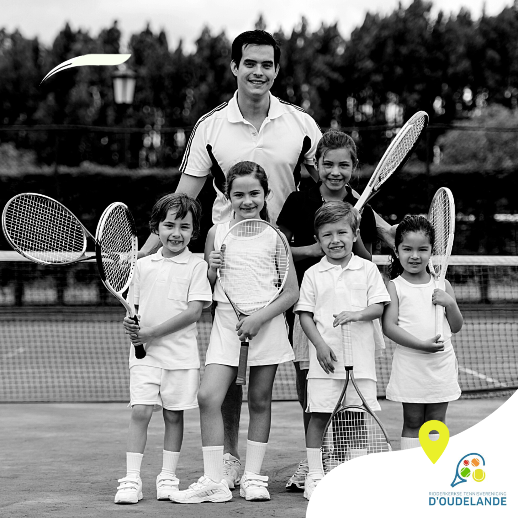 TV d´Oudelande  Tenniskids | Ma t/m Vrij |6- 8 Personen | 18 Weken | 12:00 - 18:00