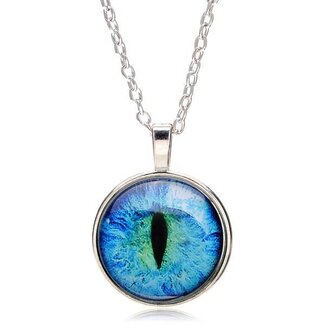 Ketting met Oog (Kat of Draak) - Copy - Copy