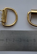 Draagriembevestiging met splitpennen goud 22mm