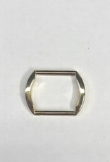 Rechthoekige ring goud 25mm