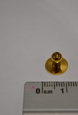 POM19 Geweerknopjes goud  3x7 kop 5.10mm