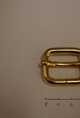 S15 Schuifgesp 25mm goud 25x20x6
