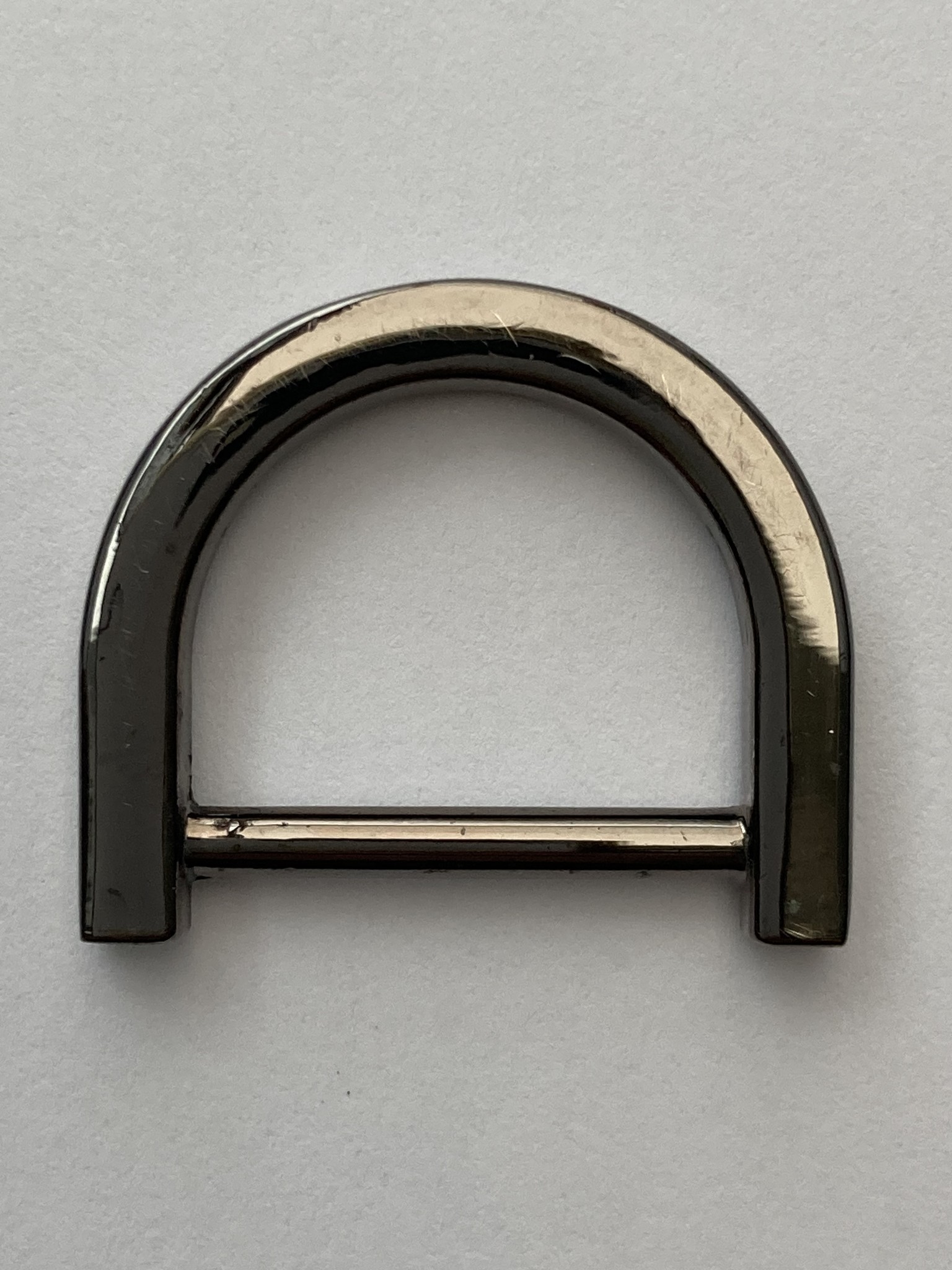 Rechthoekige ring gunmetal 20mm