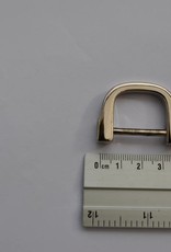 R 9 D-ring zilver 25mm