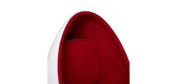 Almeria Fauteuil Wit/Rood Bondy Living Almeria Fauteuil Wit/Rood