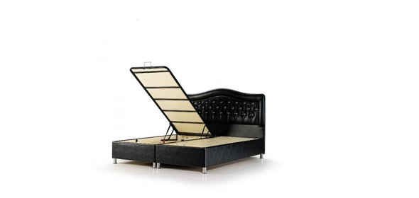 Alvan Opbergbed Zwart 140x200 Davidi Design Alvan Opbergbed Zwart 140x200