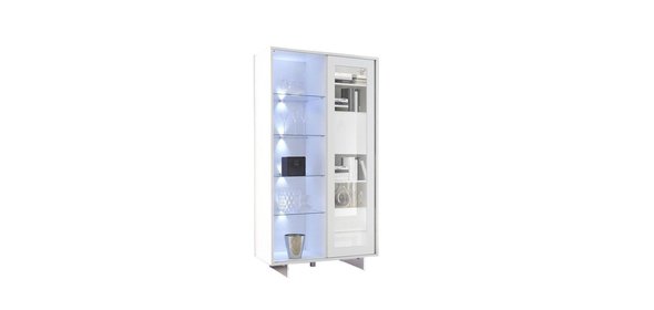 Aladin Vitrinekast met Plexiglas poten Benvenuto Design Aladin Vitrinekast met Plexiglas poten