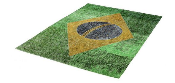 Flags Vloerkleed 160x230 Brazilië Obsession Flags Vloerkleed 160x230 Brazilië