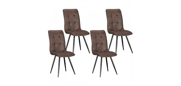 Falko Eetkamerstoel 4 stuks Bruin Sky Style Falko Eetkamerstoel 4 stuks Bruin