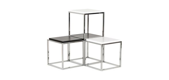 Matimo Bijzettafel Zwart Bondy Living Matimo Bijzettafel Zwart