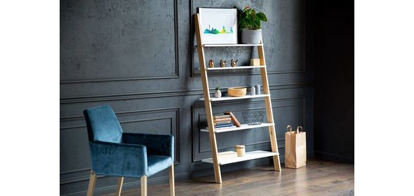 Ashme Ladder Kast Large Wit Ragaba Ashme Ladder Kast Large Wit