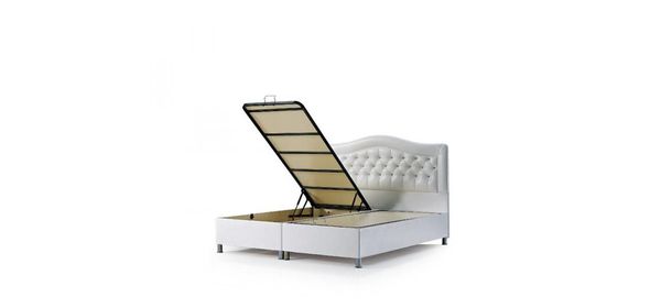 Alvan Opbergbed Wit 140x200 Davidi Design Alvan Opbergbed Wit 140x200