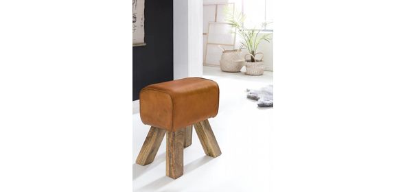 Noida Kruk Leer Bruin Sky Style Noida Kruk Leer Bruin