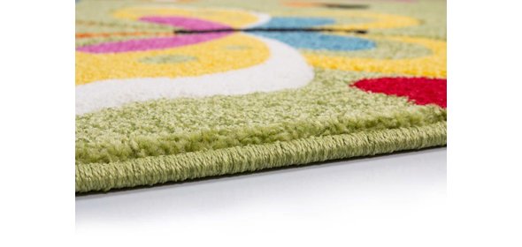 Amigo Vlinder Kindervloerkleed 160x230 Groen Lalee Amigo Vlinder Kindervloerkleed 160x230 Groen