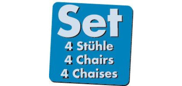 Aix Eetkamerstoelen 4x Wit Interlink SAS Aix Eetkamerstoelen 4x Wit
