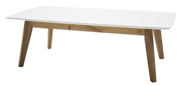 Bess Salontafel Wit/Eiken Tenzo Bess Salontafel Wit/Eiken