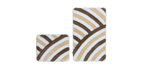 In Style Badmat Taupe Set van 2 Basic Obsession In Style Badmat Taupe Set van 2 Basic