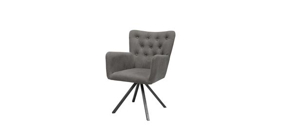 Delmer Eetkamerstoel 2 stuks Antraciet Davidi Design Delmer Eetkamerstoel 2 stuks Antraciet