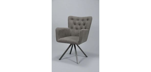 Delmer Eetkamerstoel 2 stuks Antraciet Davidi Design Delmer Eetkamerstoel 2 stuks Antraciet