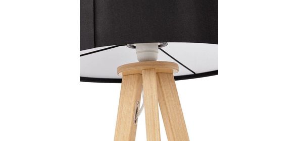 Bianca Tafellamp Zwart Bondy Living Bianca Tafellamp Zwart