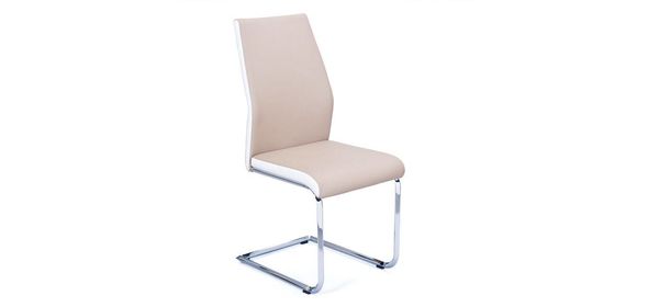Connecticut Eetkamerstoelen 4x Beige Interlink SAS Connecticut Eetkamerstoelen 4x Beige