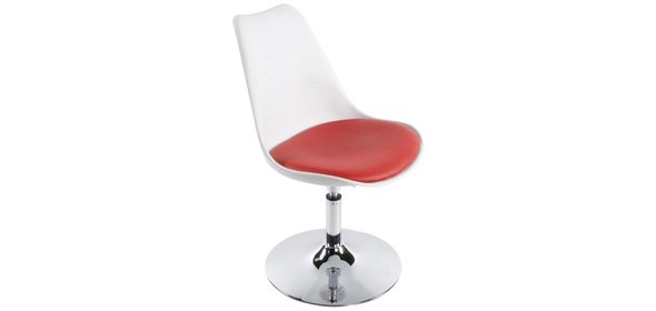 Ancona Fauteuil Wit/Rood Bondy Living Ancona Fauteuil Wit/Rood