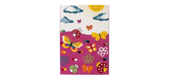 Amigo Vlinder Kindervloerkleed Roze Outlet Lalee Amigo Vlinder Kindervloerkleed Roze Outlet