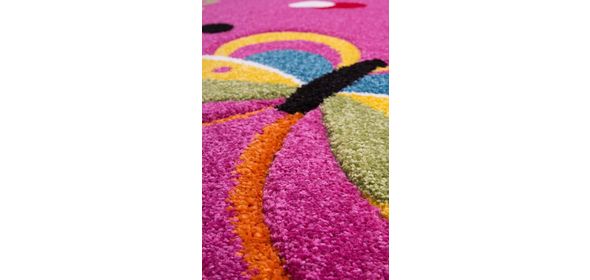Amigo Vlinder Kindervloerkleed Roze Outlet Lalee Amigo Vlinder Kindervloerkleed Roze Outlet