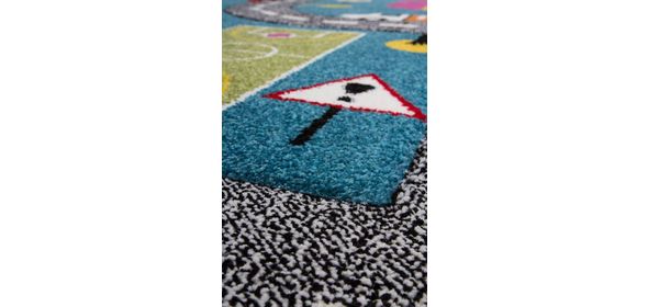 Amigo Street Kindervloerkleed 120x170 Blauw Outlet Lalee Amigo Street Kindervloerkleed 120x170 Blauw Outlet