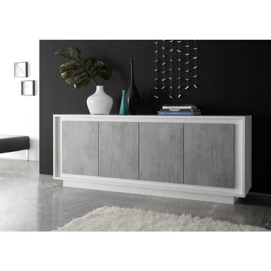 Sky Dressoir Cement/Wit Sky Dressoir Cement/Wit