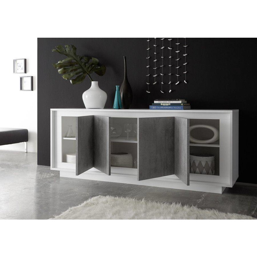 Sky Dressoir Cement/Wit Sky Dressoir Cement/Wit