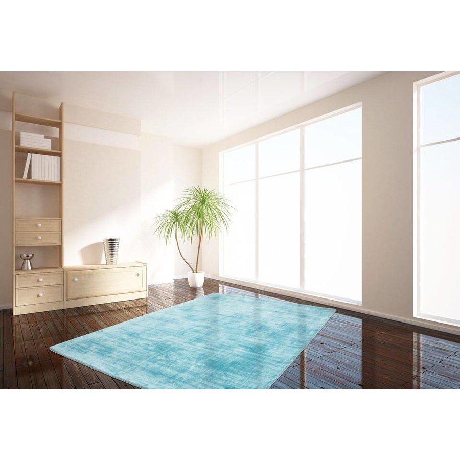 Maori Vloerkleed 160 x 230 cm Turqoise Maori Vloerkleed 160 x 230 cm Turqoise