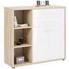 Set+ Dressoir Small Naturel Eiken/Wit