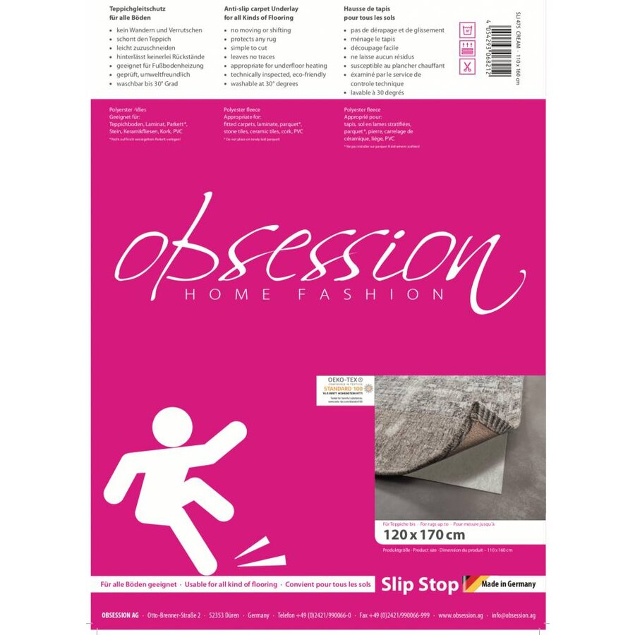 Antislip Ondertapijt 120 x 170 cm