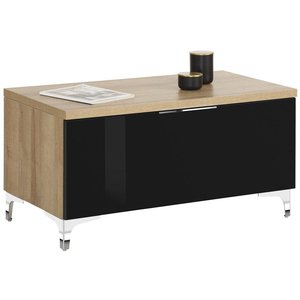 Shino TV-meubel Small Eiken/Zwart
