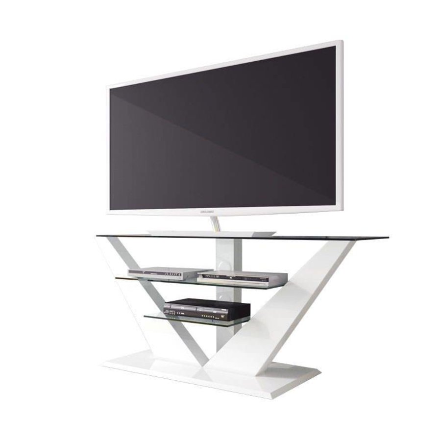 Luna TV-meubel Hoogglans Wit
