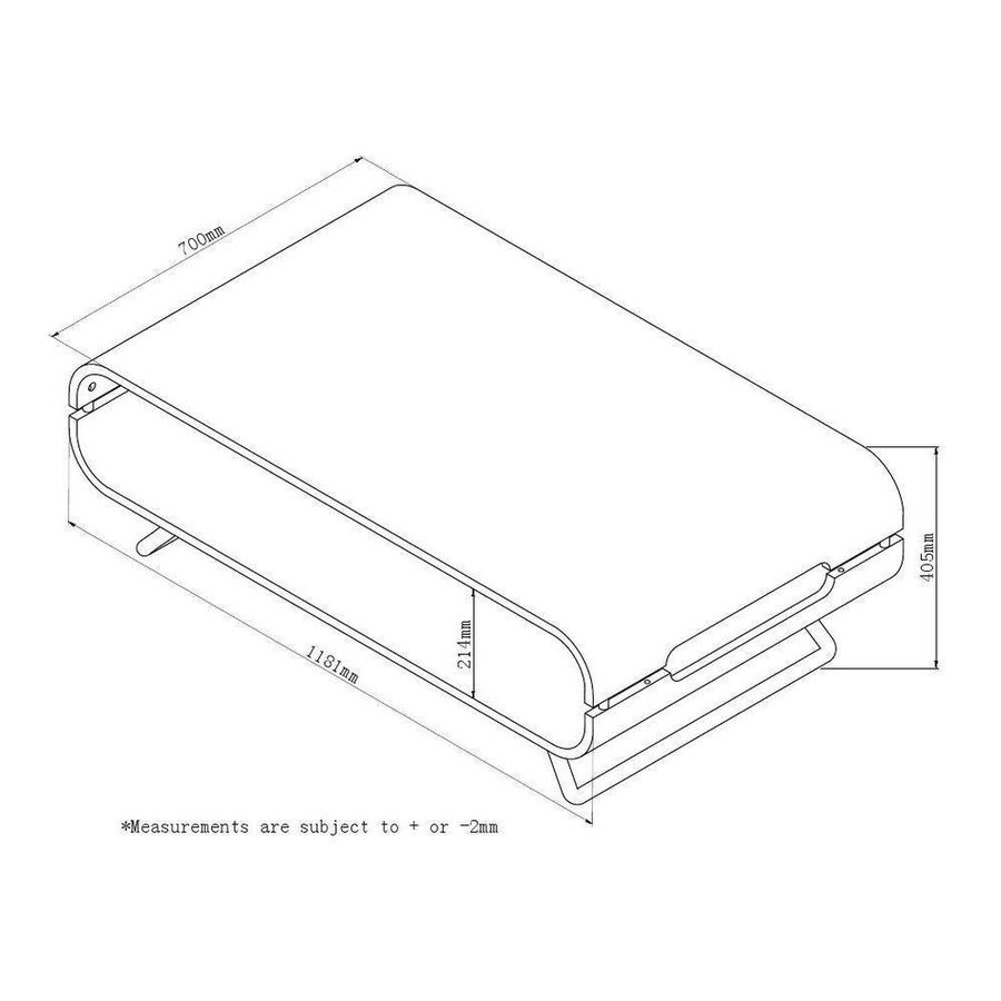 Wakefield Salontafel Walnoot Wakefield Salontafel Walnoot