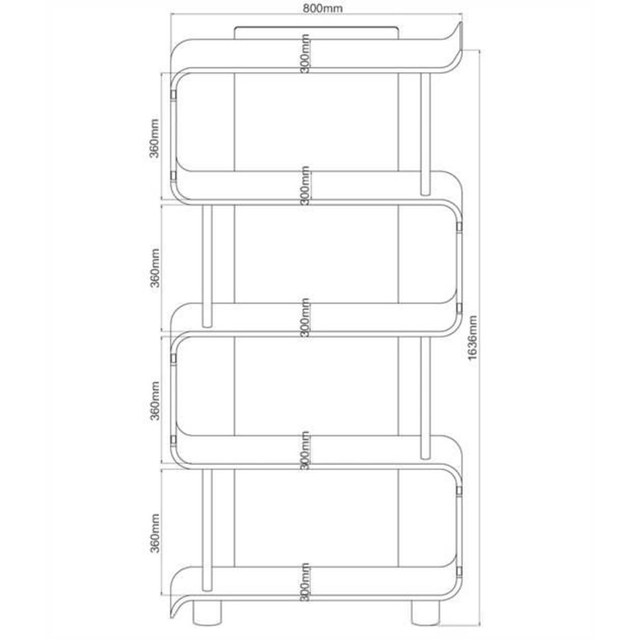 Joker Boekenkast Eiken Joker Boekenkast Eiken