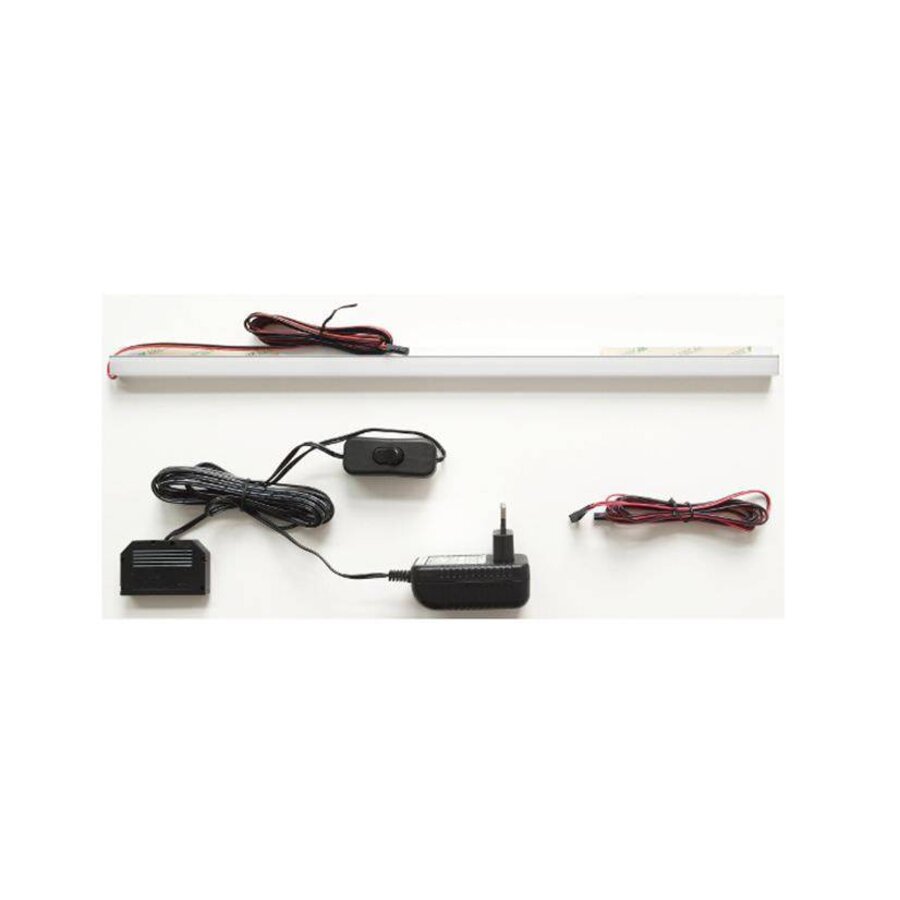 LED power spot wit + Glas verlichting Double