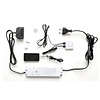 LED power spot wit + Glas verlichting Double