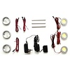 LED power spot wit + Glas verlichting Triple