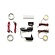 LED power spot wit + Glas verlichting Double